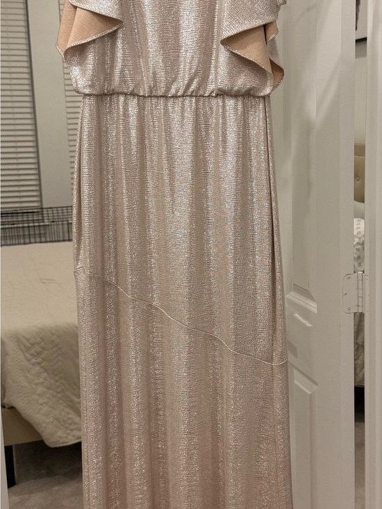 Lauren Ralph Lauren Dresses & Skirts - Lauren Ralph Lauren Shimmery Rose Gold Maxi Dress